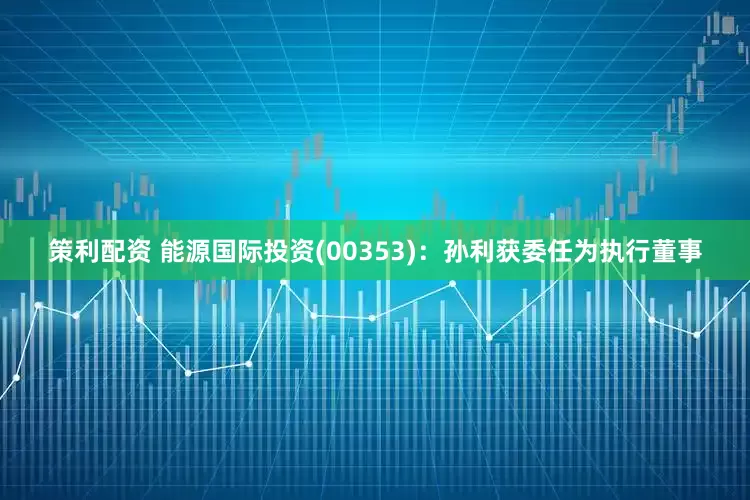 策利配资 能源国际投资(00353)：孙利获委任为执行董事