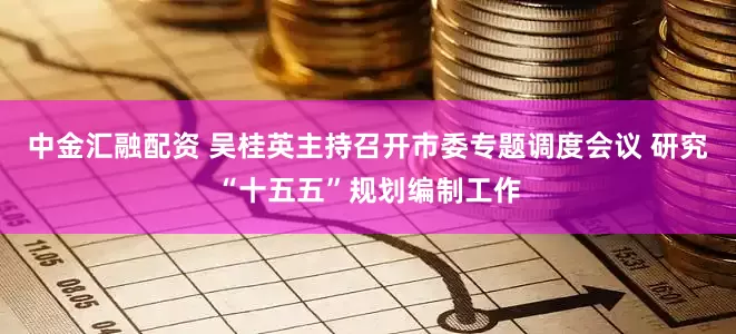 中金汇融配资 吴桂英主持召开市委专题调度会议 研究“十五五”规划编制工作
