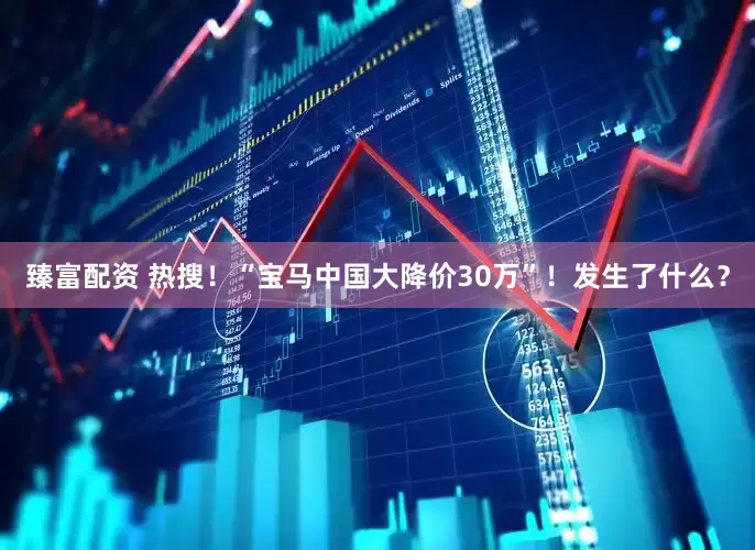 臻富配资 热搜!“宝马中国大降价30万”!发生了什么?